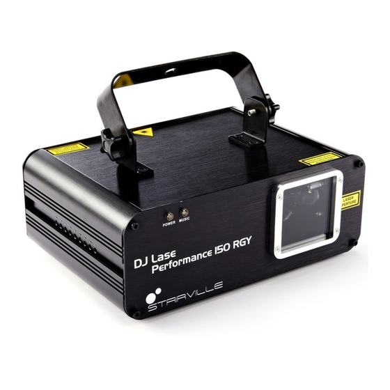 Stairville DJLase150-RGY DMX User Manual