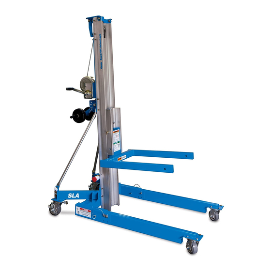 Genie Superlift SL-15 Parts & Service Manual