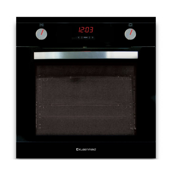 Kleenmaid OMF6012K Instructions For Use And Warranty Details