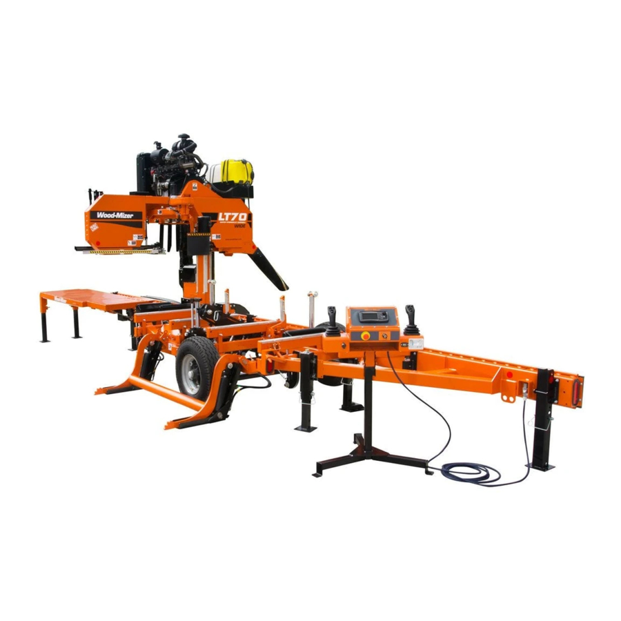 Wood-mizer LT70HD Safety, Setup, Operation & Maintenance Manual