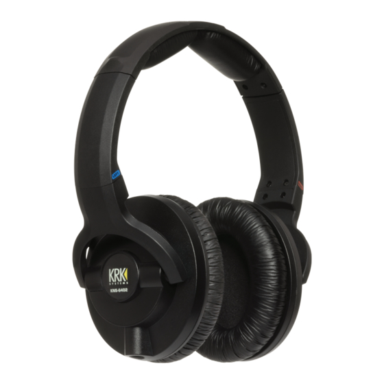 KRK KNS Series User Manual
