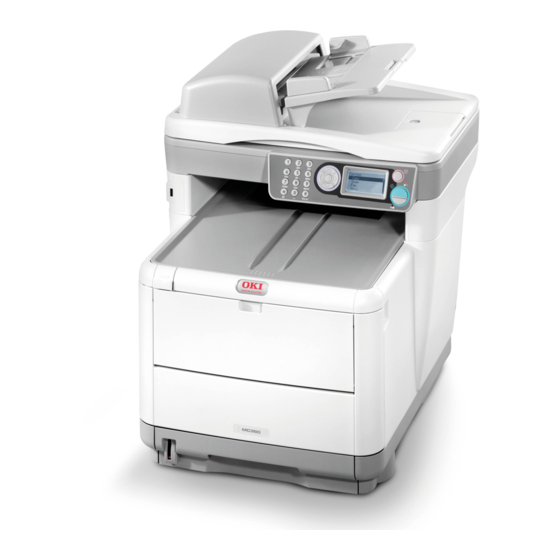 Oki MC360MFP Cleaning Instructions