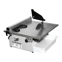Power first Diamond Wheel Benchmount Saw Owner's Manual
