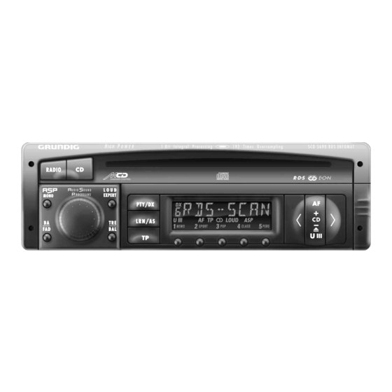 Grundig SCD 5390 RDS Service Manual