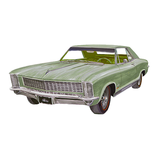 Buick Rivera 1965 Service Manual