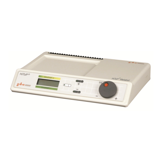 gbo HiToP Metabol User Manual