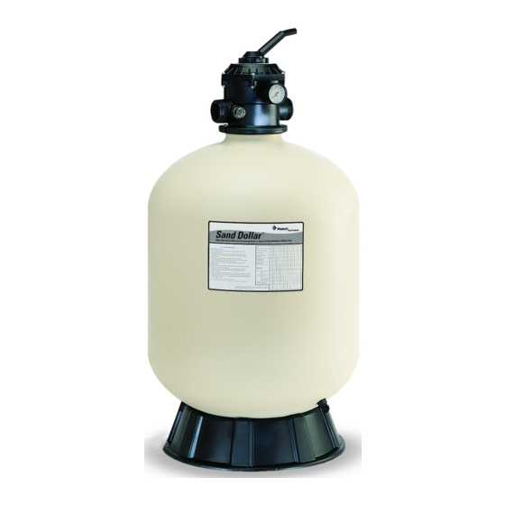 Pentair Sand Dollar Filter Quick Start Manual