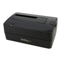 StarTech.com 8STSATDOCKU3S Instruction Manual