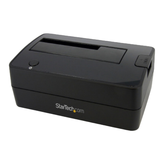 StarTech.com 8STSATDOCKU3S Instruction Manual