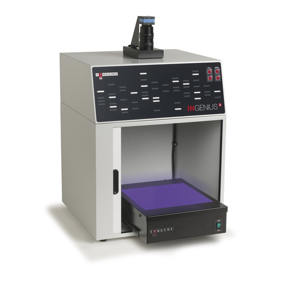 Syngene InGenius3 Quick Manual