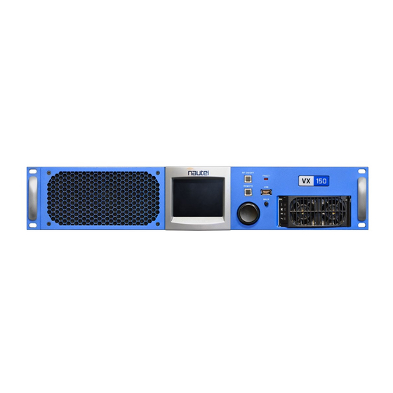 Nautel VX150 Operation & Maintenance Manual