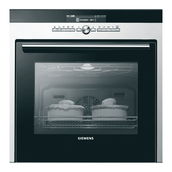 Siemens HB23AB 20W Series Instruction Manual