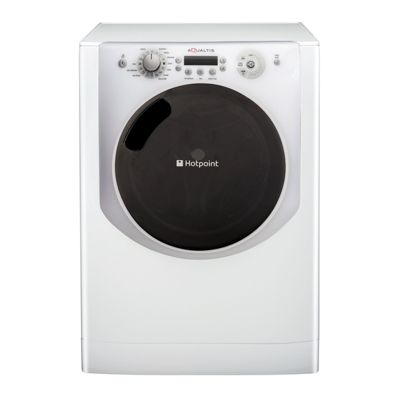 Hotpoint Aqualtis AQ113F 497E Instructions For Installation And Use Manual