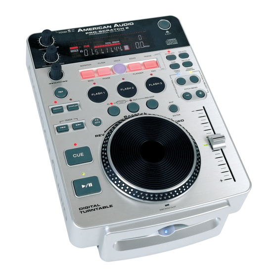 American Audio Pro-Scratch 2 User Manual