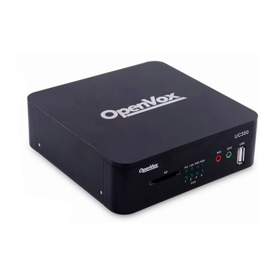 OpenVox UC300 Series User Manual