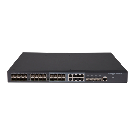 HPE FlexNetwork 5130 Series Troubleshooting Manual