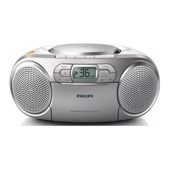 Philips AZ127 Short User Manual