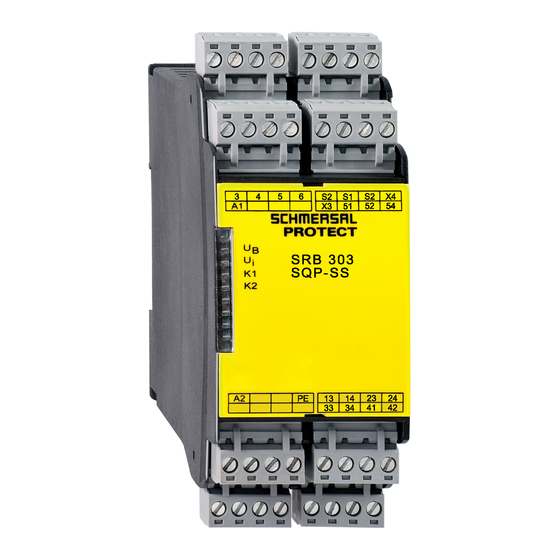 schmersal SRB303SQP-SS Operating Instructions Manual