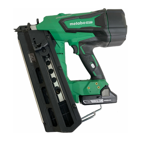 Metabo HPT NR 1890DC Instruction And Safety Manual