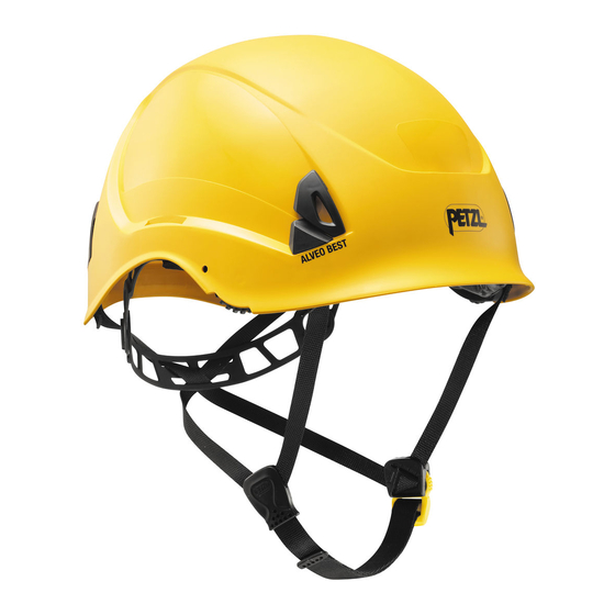 Petzl ALVEO BEST Technical Notice