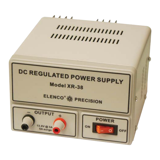 Elenco Electronics XR-35 Operating Instructions