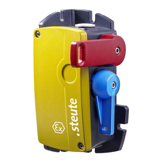 steute Ex ZS 92 S-3D Mounting And Wiring Instructions