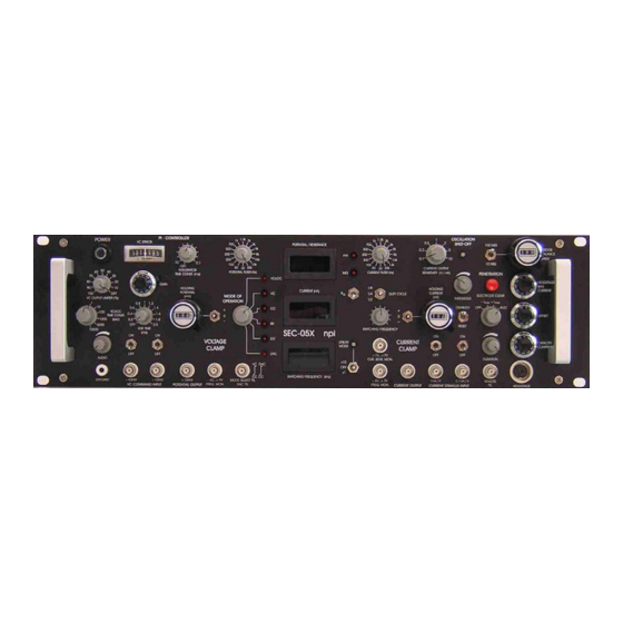 NPI SEC-05X Operating Instructions And System Description