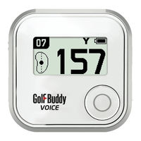 Golf Buddy Voice Quick Start Manual