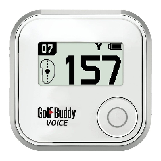 Golf Buddy Voice Quick Start Manual