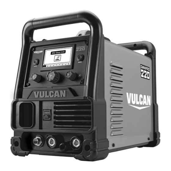 Vulcan-Hart OMNIPRO 220 Owner's Manual & Safety Instructions