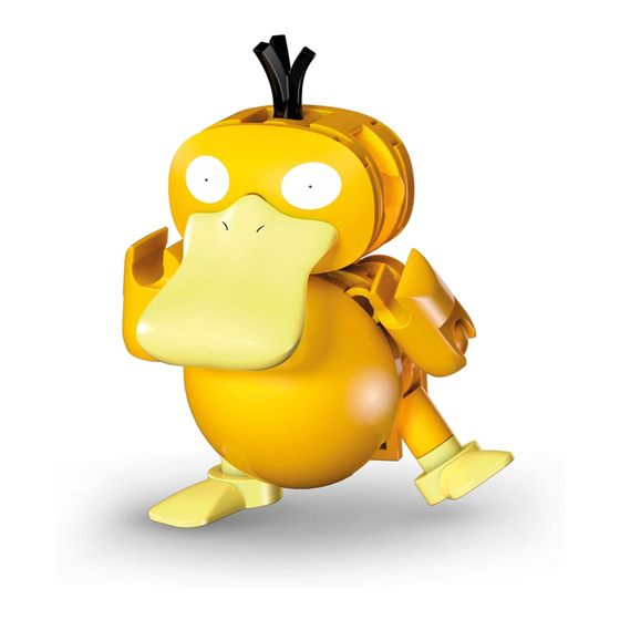 Mega Construx Wonder Builders Pokemon Psyduck Manual