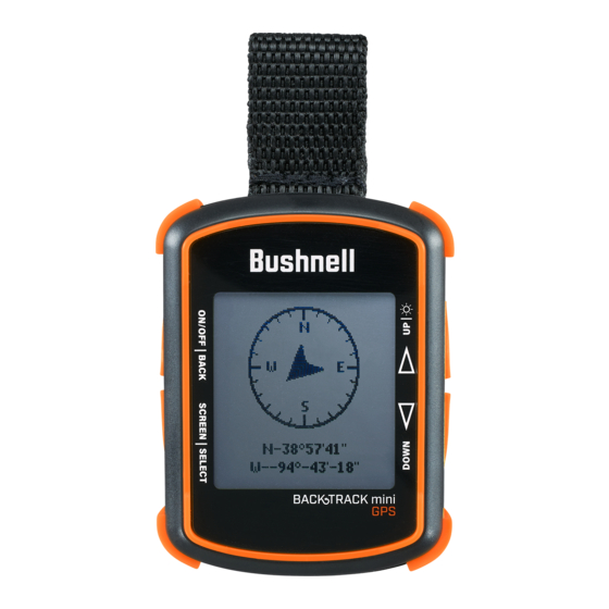 Bushnell BackTrack mini GPS Manual