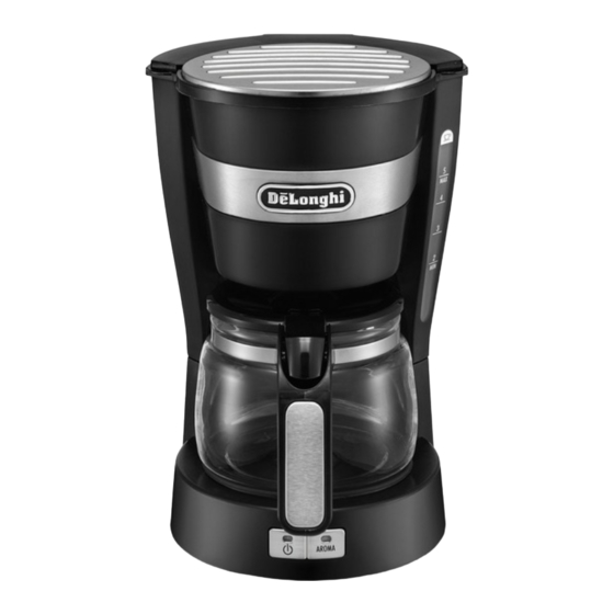DeLonghi ICM14011.R Instructions For Use Manual