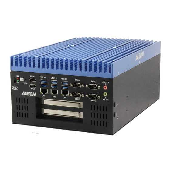 Asus AAEON BOXER-6840-CFL User Manual