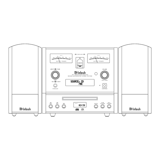 McIntosh MXA60 Service Manual