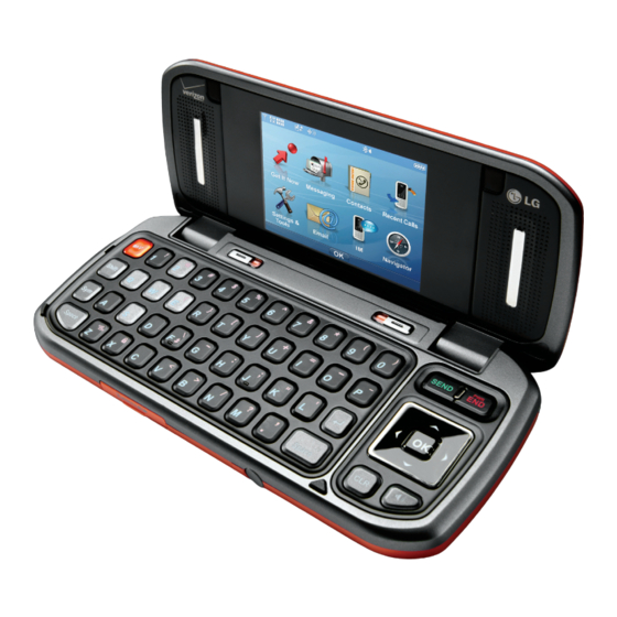 LG enV Quick Reference Manual