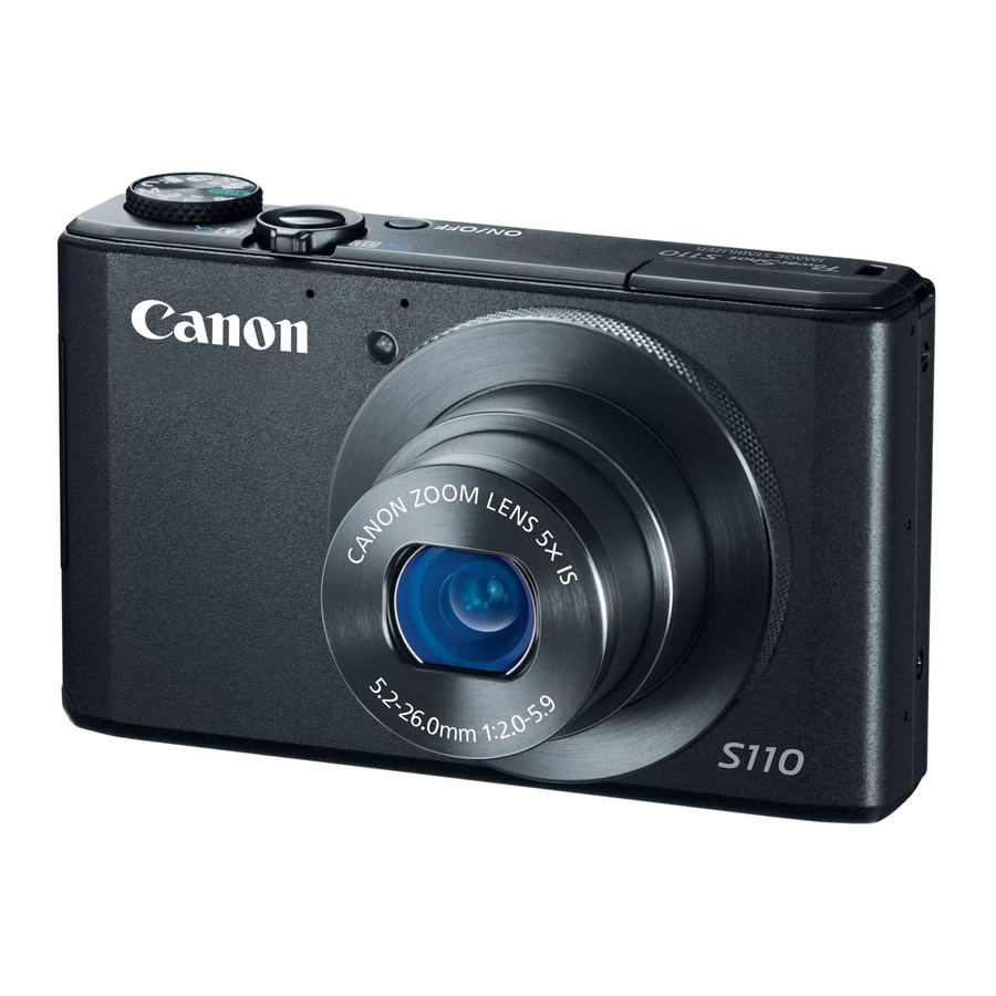 Canon PowerShot S110 Digital ELPH Manuals