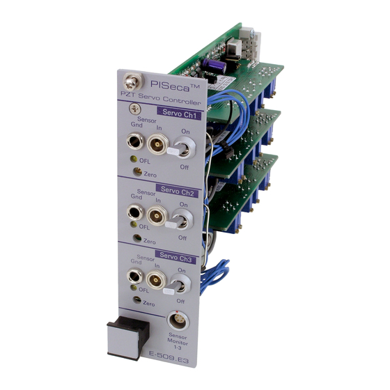 Physik Instrumente E-509 Series Manuals