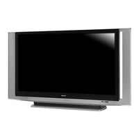 Sony GrandWega KDF-60XS955 Service Manual