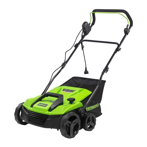 GreenWorks DHA103 Operator's Manual