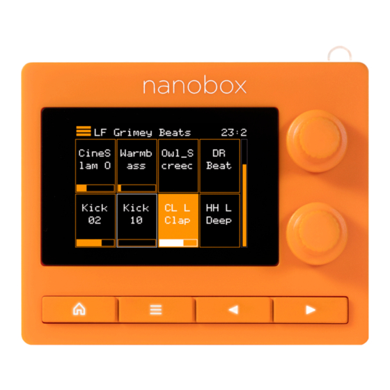 1010 Music nanobox tangerine User Manual