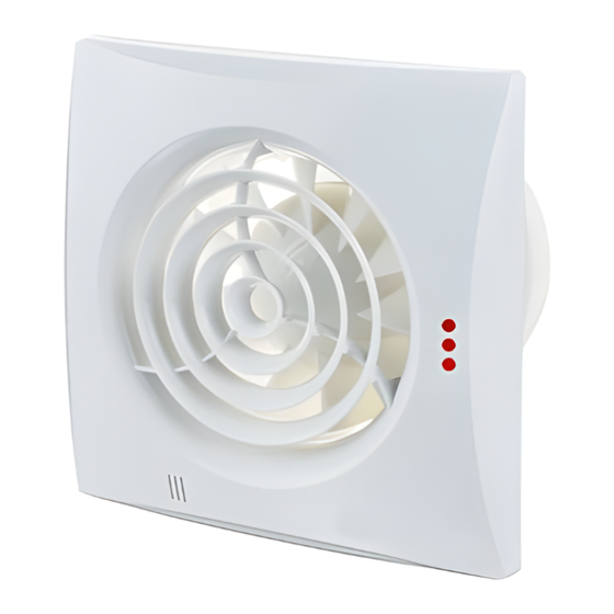 Fanco Quiet 150 Installation Manual