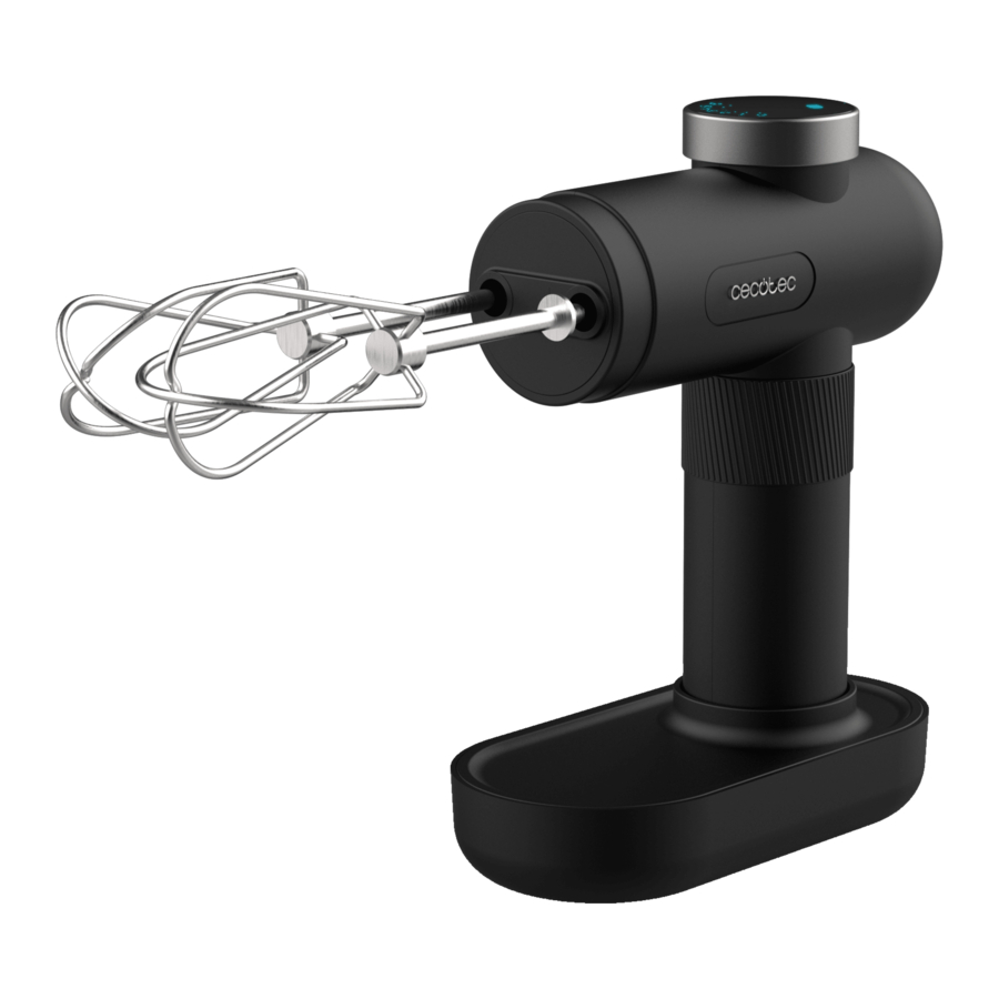 cecotec PowerTwist Battery 03917 - Hand Mixer Manual