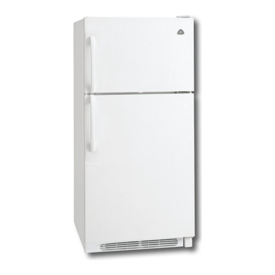 Westinghouse WWTR1802KW - 18 Cubic Foot Top-Freezer Refrigerator Manuals