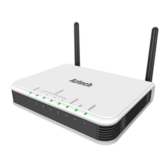 Aztech DSL605EW Easy Start Manual