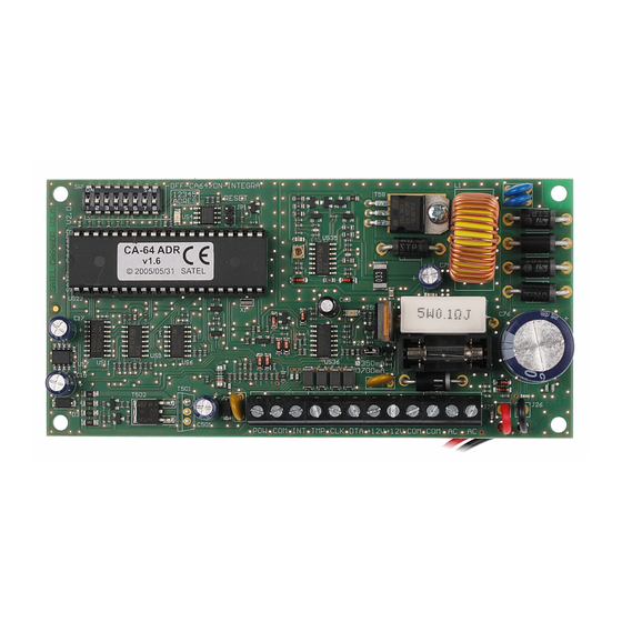 Satel CA-64 ADR Manual