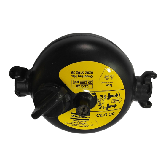 Atlas Copco CLG 10 Safety And Operating Instructions Manual