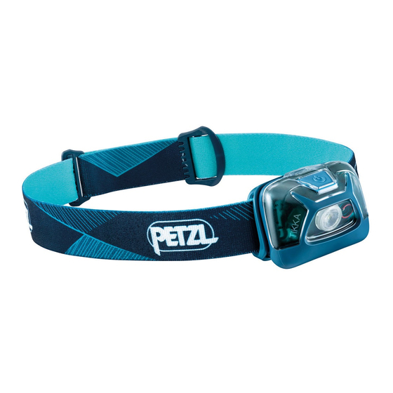 Petzl Tikka Manual