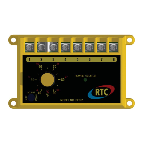 RTC DFC Series Installation, Operation And Maintenance Manual