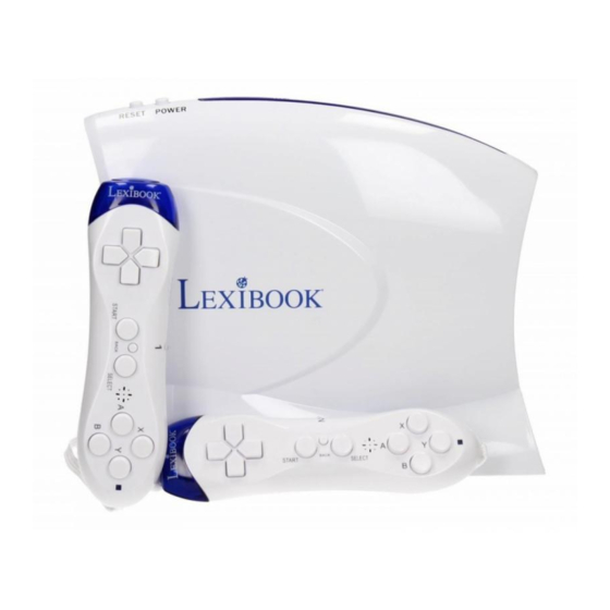 LEXIBOOK JG7420 Manual